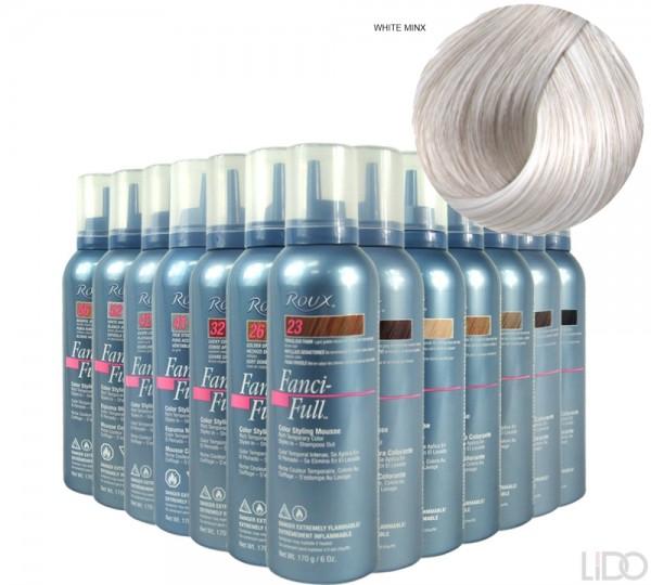 8 Colors New Roux Fanci Full Color Styling Mousse Temporary Foam 170g